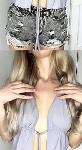 Naked Blonde Teen Girl Pussy Masturbation On Webcam