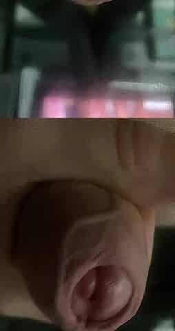 Ejaculation close up