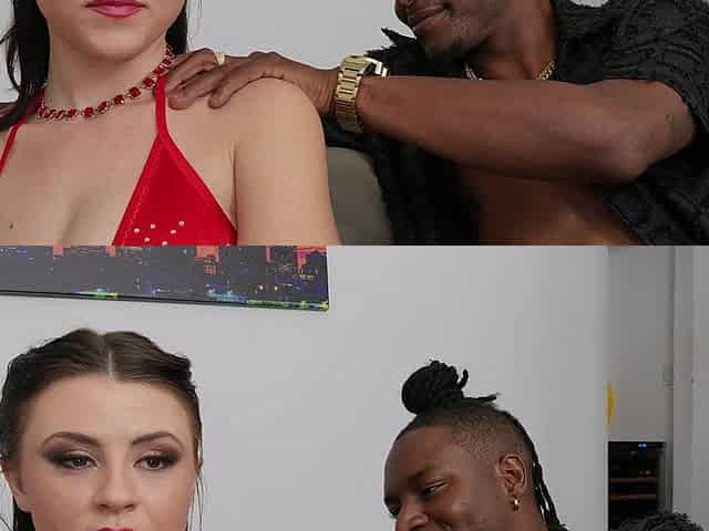 Hot ass Goldey and Ruby Moon enjoy a passionate interracial experience