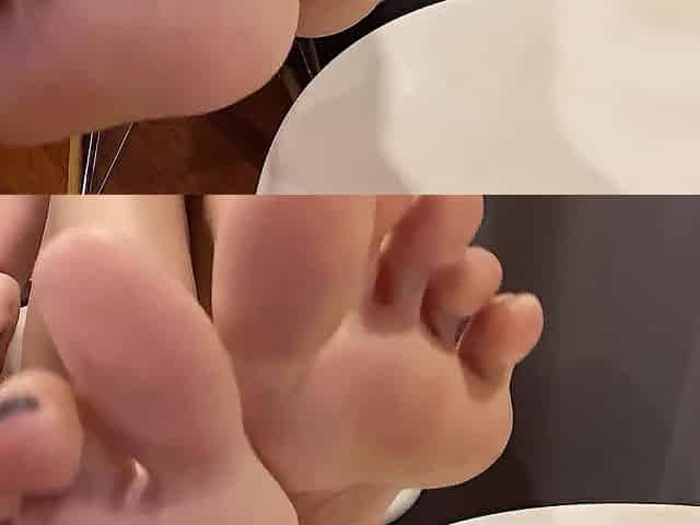 Naked feet ???? oil vibrator to obey