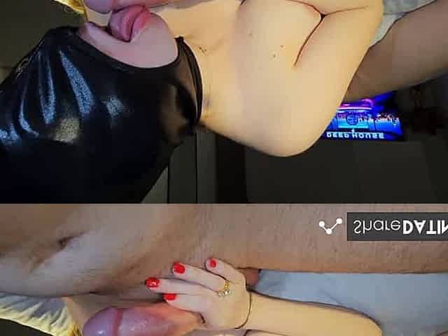 British babe with small tits loves rough sex and blowjobs