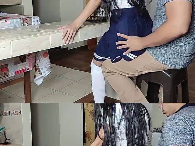 My Uncle Desires Me To Sit On His Legs - Niece Sit On My Legs During The Time That U Eat