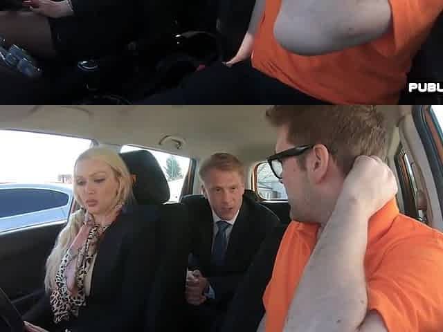 Busty Fakeboobs Public Fucked In Car Outdoor By Hubby