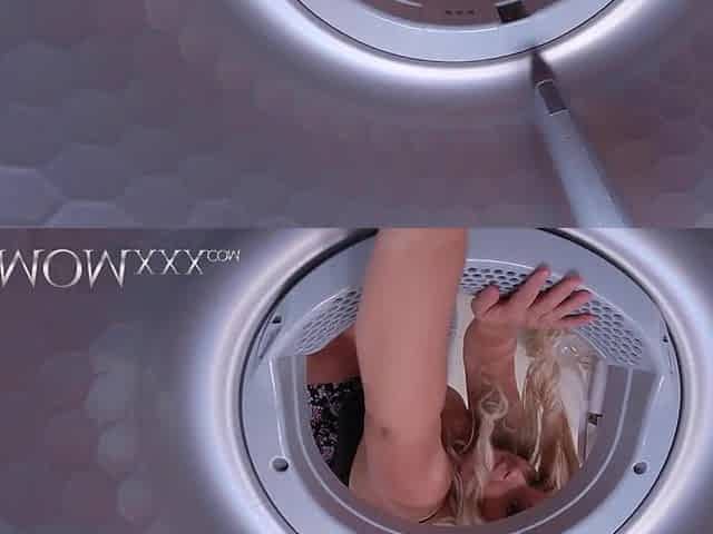 MOMxxx Free use of large natural melons step mamma Crystal Swift whilst this babe does her chores