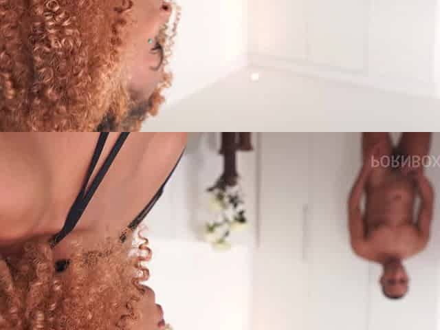Rebeca Villar, Cute Brazilian Ebony, Fucked By 2 Big Dicks (Anal