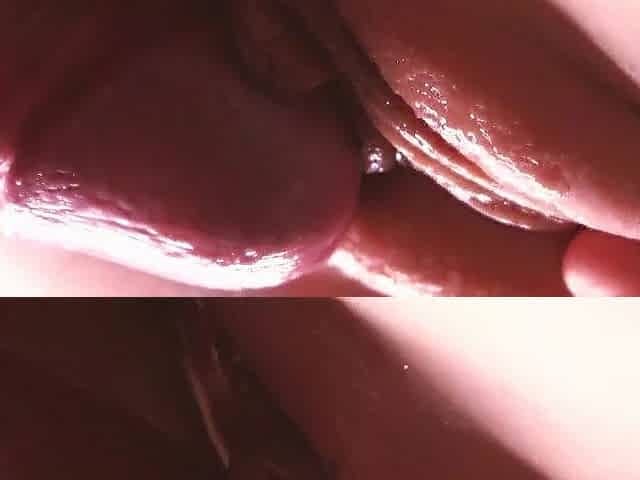 Very close up vagina banging