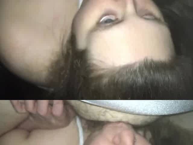Deepthroat edging husbands jock!