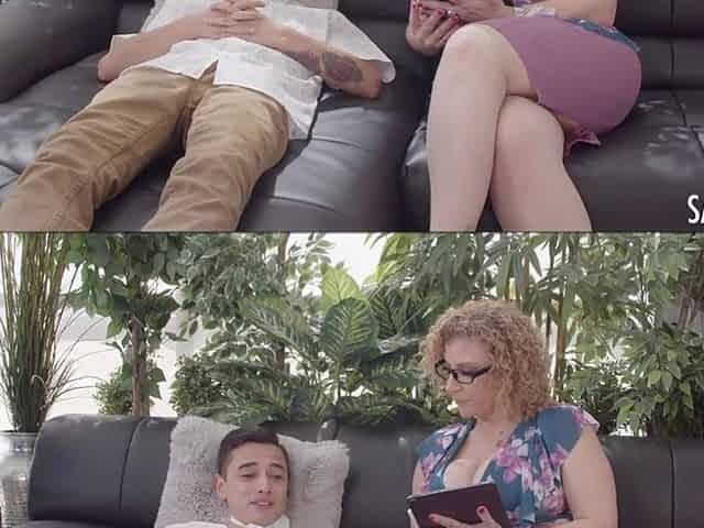 GILF Sara Jay and hung teen dude