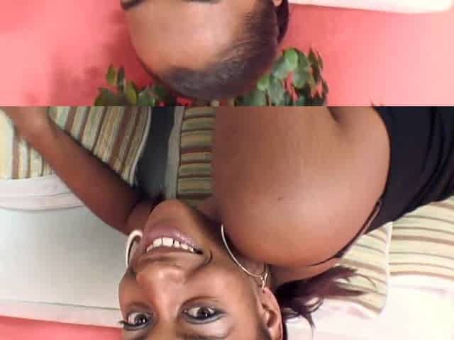 Sucking a Large Ebony Ramrod #two - Part two