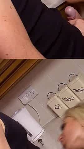 Brooklyn Blue stands naked in the kitchen her boyfriend sees it and surprises her with a quick fuck