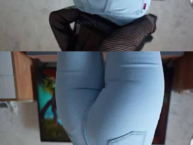 Jeans Face Sitting POV! Perfect Ass