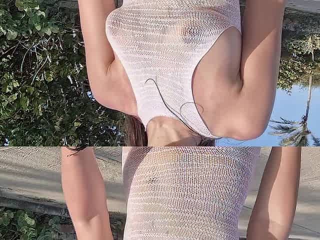 public flashing of snatch and breasts public pissing