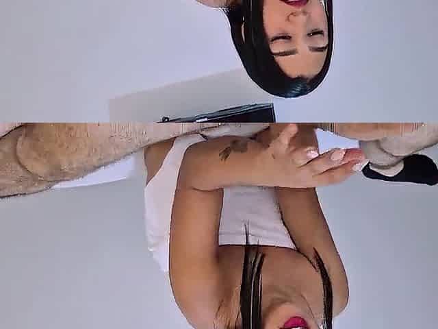 My Venezuelan Brunette hair Wife Comes Out Of The Washroom In A Towel, Str8 To Devouring My Average-Sized Jock