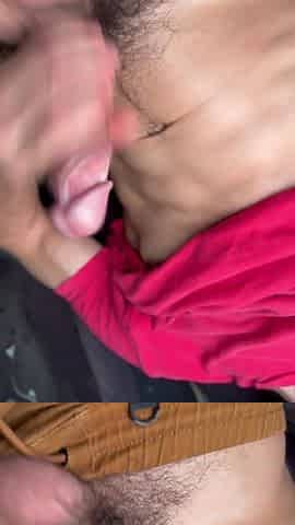 POV Edging Giant Spunk fountain ? Solo Boy Masturbation ? in Car