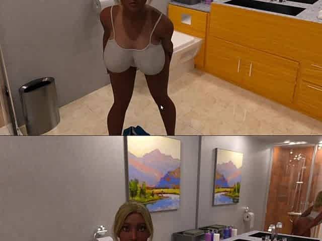 Horny Stepsister Helping Me for Pissing in Toilet