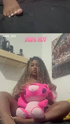 wicked little ebony beauty showing off
