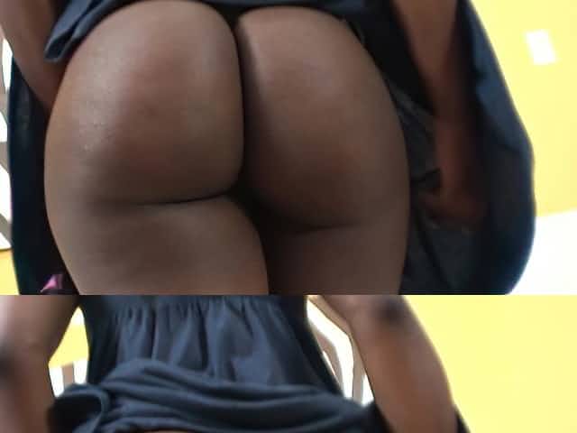 Ravishing ebony honey delivers a spectacular blowjob