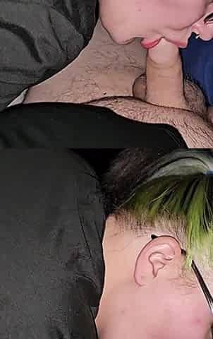 Ponytail Grabbing Blowjob
