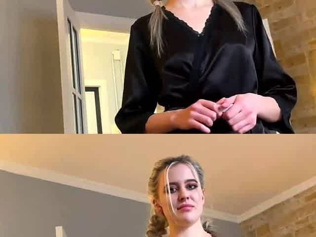 Beautiful Cheating Blonde Stepmother Fucked By Stepson