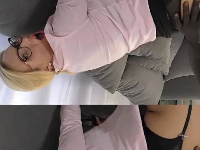 Tatjana Secretary Tries A Black Dick