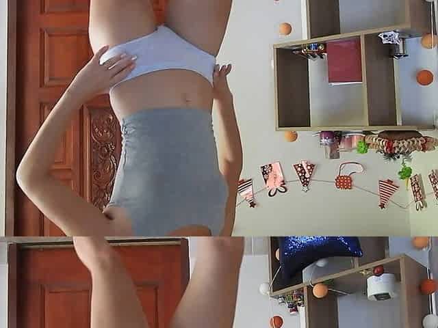Sweaty Workout+butt Lifting+pee Pants
