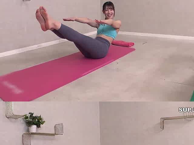 Japanese Yoga Instructors Who Has Their Yoga Pants Ripped Open And Their Big Asses Get Fucked And Creampied