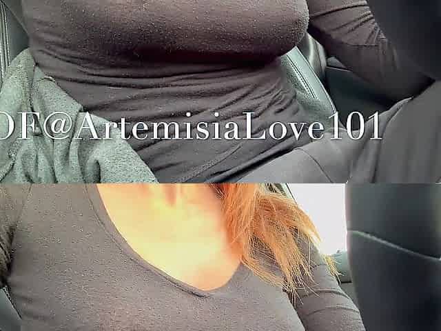 Artemisia Love car ride with her large bazookas and nipps OF@ArtemisiaLove101