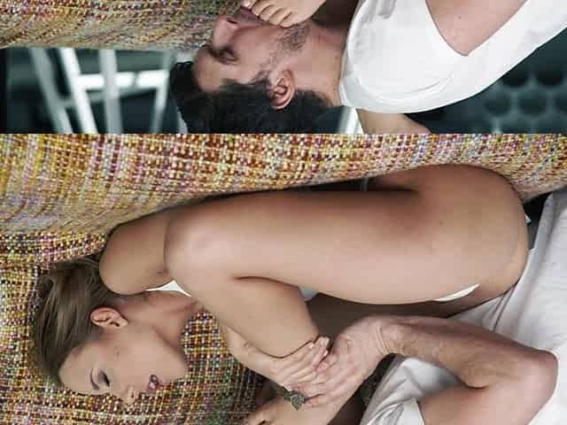 21 Naturals - Sexy Blonde Poppy Pleasure Uses Her Feet to Take Good Care of This Cock