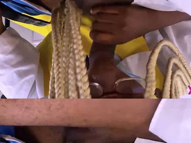 LARGE EBONY DONG BANGS SCHOOL FELLOW TWAT