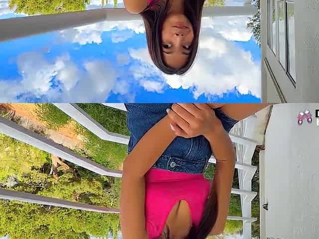Pastor's Daughter Kate Legend Bangs Outdoors on a Public Hiking Trail