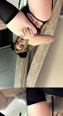 Horniest Amateur Blonde Teen caught masturbating on Webcam