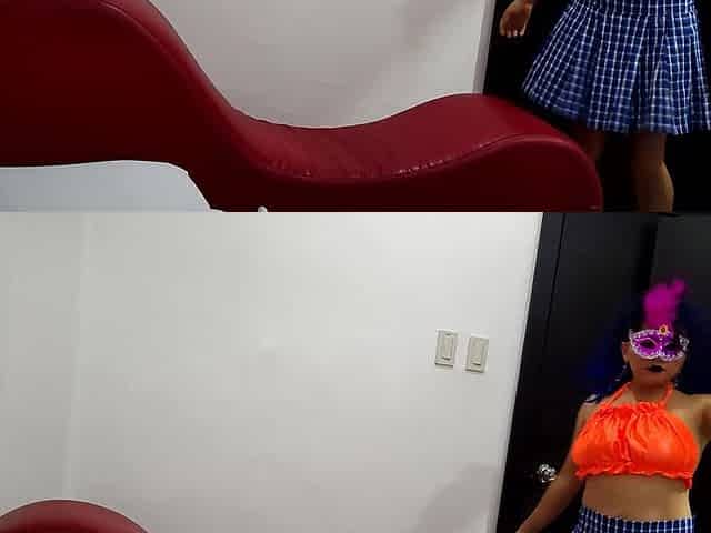 You Have to Fulfill the Challenge Because I Win You! My Busty Class Mate Put on Lingerie and Dances Sensually for Me