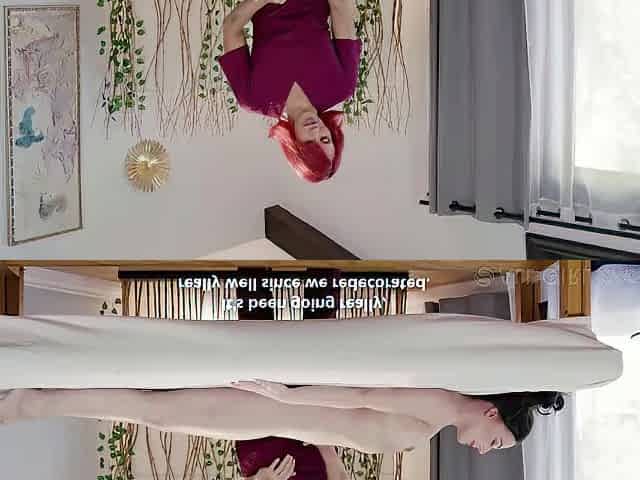 Masseuse Devours Her Clients Booty In Sexy Lesbo Play