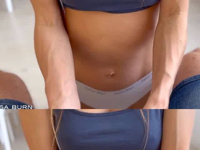 Pretty girl gives awesome slobbery blowjob and rides a huge