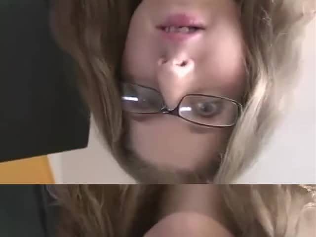 Grandaughter nurses on grandpas cock