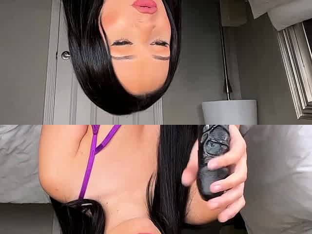 Close up view of a dude jerking off