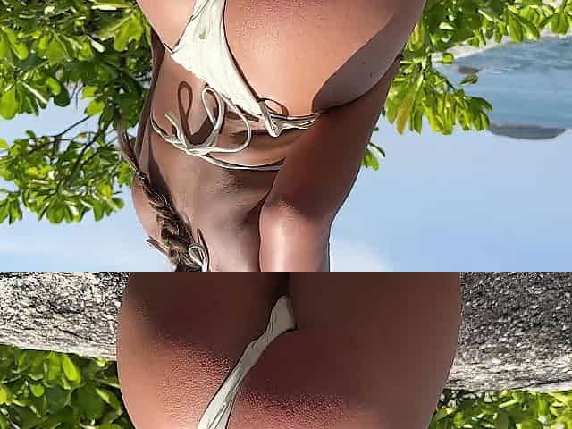 Vacation Mode On Risky Public Bang near beach with stranger hotty