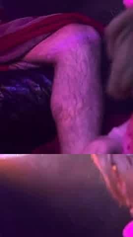 Step Uncle Handjob and Helps Make Creampie Panties