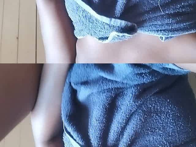 Pissing Outdoors Fingering Slapping My Wet Black Pussy