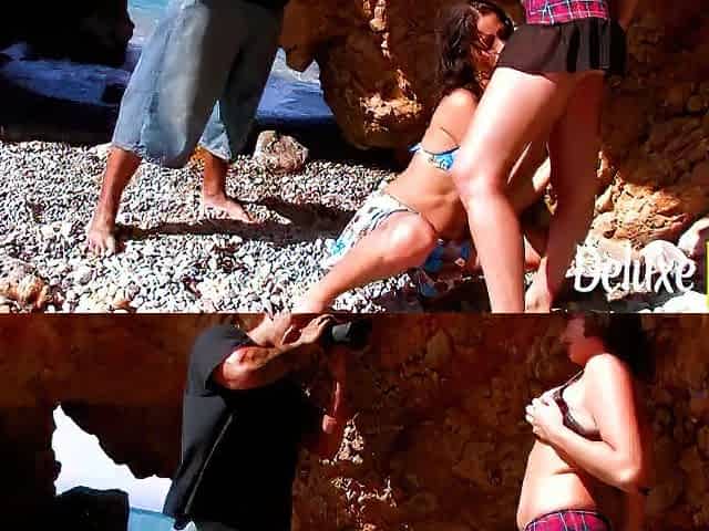 French Amateur Monika Iron Gets a Hard Bang at the Beach