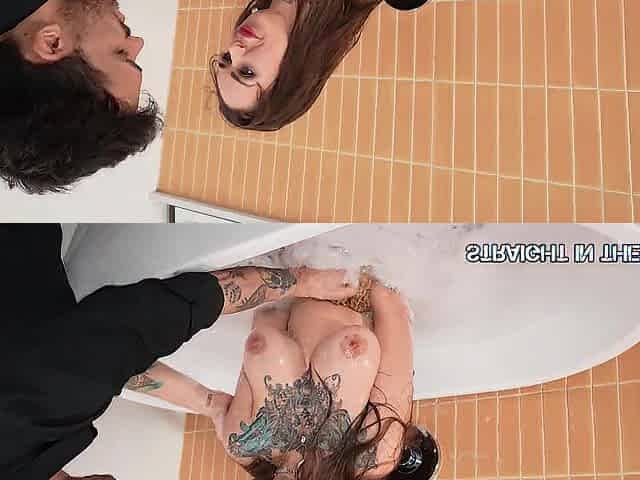 Str8 in the Butt - A Breasty mother I'd like to fuck is Nailed in the Booty Anal by Large Schlong