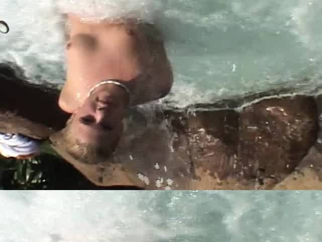 Little Summer Fingering in Swimming Pool