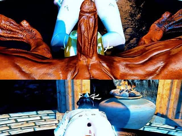 Big Cock Virtual Queen of Bigboob Fantasy - 3D Animation Hentai