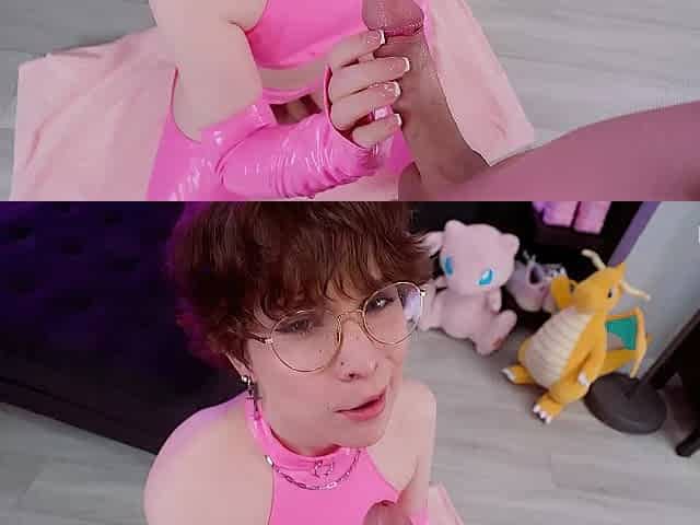 Femboy bimbo floozy likes getting screwed in the booty and taking loads
