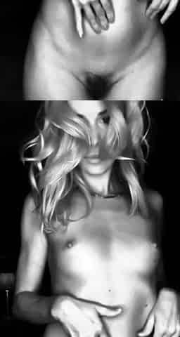 Hairy femboy solo jerk cumshot
