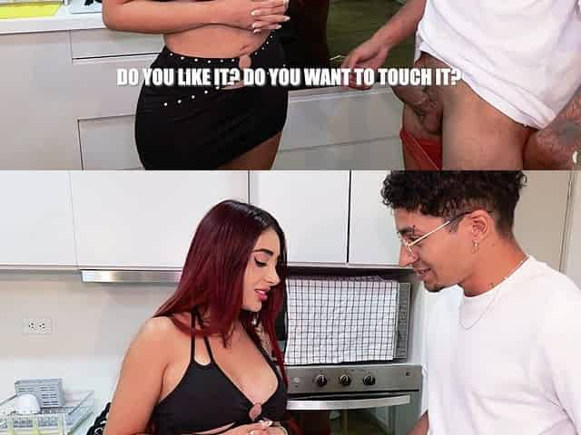 Teaching My Stepbrother How to Fuck, He Gives Me His Milk in My Mouth - Jessica Sodi