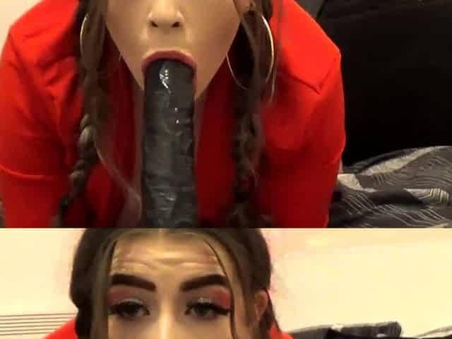 Big boobs milf masturbates with her dildo