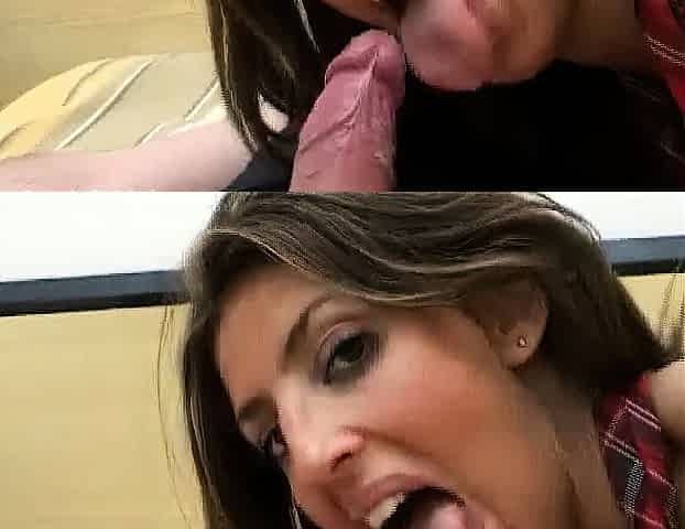 Amateur MILF blowjob cumpilation 24