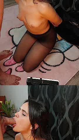 Stepbro Cum in My Eyes! Unfathomable Oral job