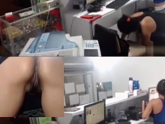 Anal dildo webcam show at work